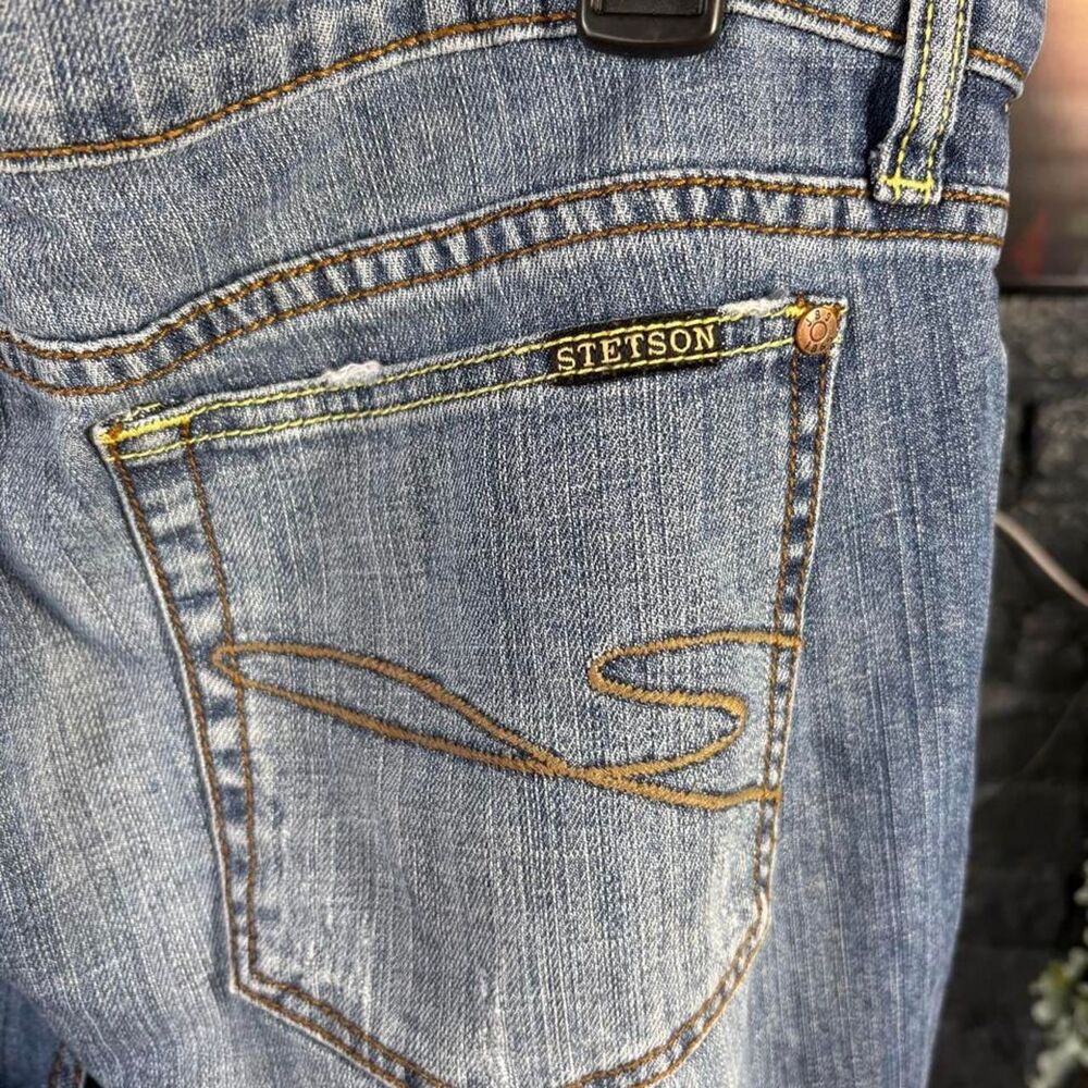 Stetson Women’s Distressed Bootcut Jeans – Size 16